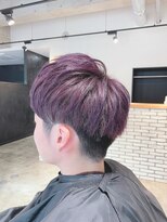 ニーラ バイ ニライカナイ 八幡宿店(Neela By Nirai Kanai)&nbsp;MEN’S HAIR/ヴァイオレット/アッシュブラック/マッシュパーマ