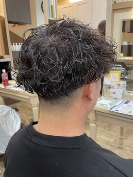 MEN’S HAIR/波巻ツイストスパイラル/フェザーパーマ/中村
