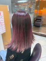 アース 津田沼店(HAIR&MAKE EARTH)&nbsp;ピンクパープルカラー