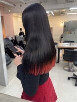 エクラ(ECLAT)&nbsp;毛先だけブリーチでダメージも少ないデザインカラー