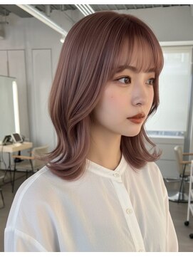 サクラ ビューティ ヴィレッジ(SAKURA Beauty village) 髪質改善カラーピンクベージュ