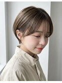 髪質改善/大人ガーリー/似合わせカット/ショートボブ/前髪/仙台