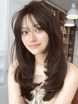 ナイロン 栃木店(NYLON.) 《NYLON.》韓国ハイレイヤーカット×ダークチョコ