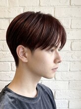ビランチェ 池袋(bilancia) 韓国マッシュ/レッドブラウン/メンズ/シースルーマッシュ/池袋