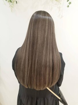 ヘアメイク アージュ 大野城 下大利店(HAIR MAKE age) 繊細なブリーチハイライト