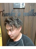 バーバーショップ サンフラット(BARBER SHOP Sun FLat)&nbsp;ツイストスパイラル＆ハイライト