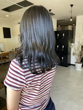 サンズヘアー(3’s hair) *Olive greige × 顔まわりレイヤー*