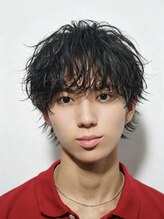 ゴールドナゴヤ 名駅(GOALD NAGOYA)&nbsp;MEN’S HAIR/サーフカール/刈り上げセンターパート/名古屋