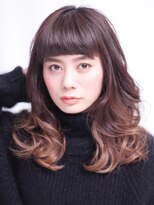 と和×美髪クリニック 巣鴨店&nbsp;シャープさは王道巻き髪で！【アッシュグラデーション】　巣鴨店