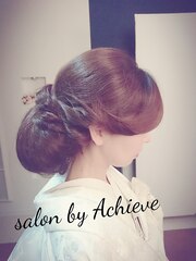 【achieve】洋髪和装アップスタイル/有村