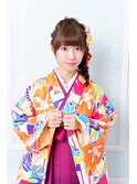 《Barretta/蒲田》☆卒業式☆袴着付け☆ファジーアレンジ☆