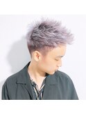 ソリッドバング×クリアラベンダー