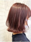 セシルカットフリンジウェーブ×大人かわいい前髪ココアブラウン