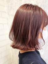 セシルカットフリンジウェーブ×大人かわいい前髪ココアブラウン