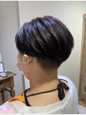 刈り上げマッシュショート