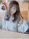 ワンレンベースの柔らか質感スタイル