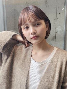 ベル 銀座並木通り店(Belle) ボブ/ピンクベージュ