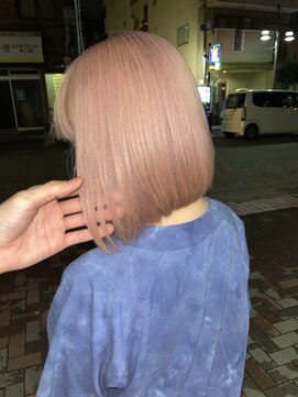 エゴル ナゴヤサカエ(ENGOL NAGOYA SAKAE) 淡いペールピンク/ハイトーンカラー