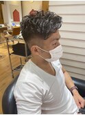 MEN'S HAIR フェード×ワイルドパーマ