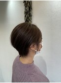 髪質改善カラー×ショート