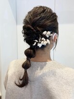 ネオリーブシェリエ 浅草店(Neolive cherie)&nbsp;編みおろしアレンジ【浅草 カラー トリートメント】