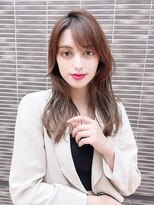 アイティーバイアルバム 下北沢店(IT by ALBUM)&nbsp;大人くびれレイヤー_アースカラーくびれヘアツートン_38903