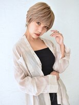 オーロ 西大寺店(ORO)&nbsp;マニッシュショート×ペールベージュ