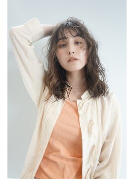 ネオリーブカフ 鶴ヶ峰店(Neolive caff) トップからかける無造作ウェーブミディ