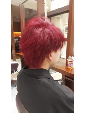 アース 菊名店(HAIR&MAKE EARTH) 赤髪