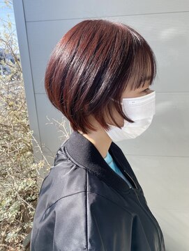 イースタイル 志都呂店(e-style com’s hair) 春はキュートなショートがオススメ#恒吉