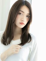 マカロン 南矢野目店(macaron)&nbsp;黒髪/グレーベージュ/レイヤーロング/前髪パーマ/福島7