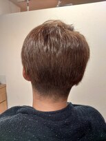 ヘアーカットデザインサロン スマッシュ 田町店(Hair cut design salon Smash)&nbsp;小顔補正立体カット シナモンベージュカラー ツーブロ フェード