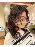 ミディアム/ロング/レイヤー/くせ毛/パーマ/銀座/丸の内