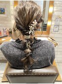 編みおろしアレンジ
