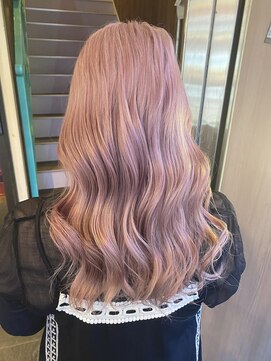 アヴァンス 天王寺店(AVANCE.) ハイトーンカラー×ペールピンク