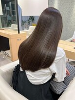 アールヘアーデザイン 千種(r hair design)&nbsp;大人ロング 透明感カラー　髪質改善カラー　ブリーチなし　千種