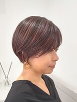 スイ(suiw)&nbsp;デザインカラーショートレイヤーカット【suiw】昭和町/天王寺