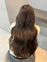 オズ 安積店(OZ)&nbsp;ダブルカラー外ハネボブインナーカラーハイライトケアブリーチ