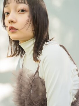 デビュー 沖縄泡瀬店(Debut) こなれミディ/イメチェン/前髪/アンブレラカラー/ウェーブパーマ