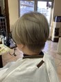 オブリ ヘアー ドレッシング(OBLI HAIR DRESSING)&nbsp;ショートボブ綺麗なシルエット