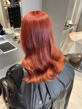 ガリカ 博多(Gallica) 【長まなみ】ゆる巻き×透明感たっぷりオレンジブラウン