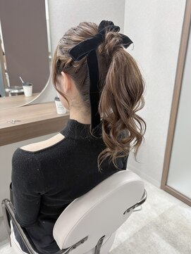 ボタン ハカタ(VOTAN hakata) 【博多美容室/坂本早苗】ヘアセット/ヘアアレンジ/ポニーテール