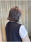 バイオレットアッシュ×抜け感外ハネボブ
