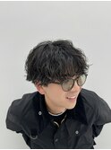 波巻きシャドウパーマ
