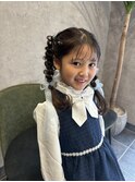 【キッズヘアセット】