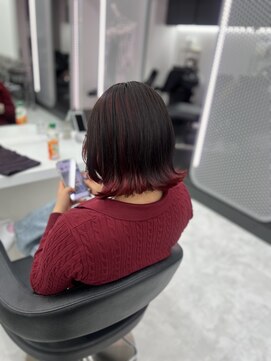 キャンディ 横浜(CANDY) 【RIKU指名限定】red×Black  アンブレラカラー