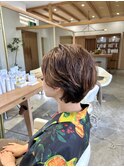 ショート×ルーズパーマ