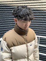 シオ ヘアー デザイン(Sio. hair design)&nbsp;前下がりマッシュ スパイラルパーマ