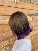 ☆裾カラー・バイオレット☆
