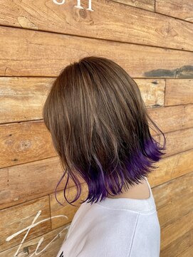 グランデュール 浜松東若林店(GRANDEUR) ☆裾カラー・バイオレット☆